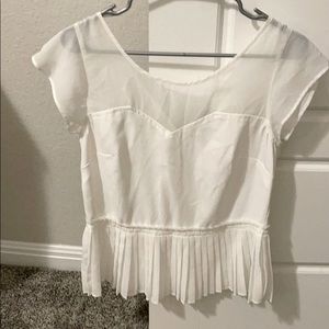 American Eagle Peplum Top